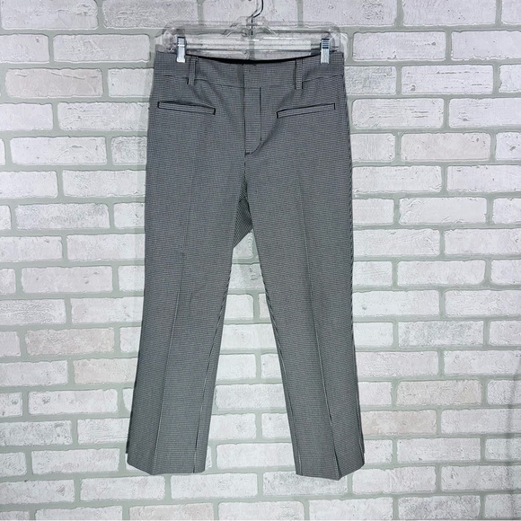 Anthropologie The Essential Collection Slim Ankle Pants in Houndstooth Size 6 - Picture 5 of 11